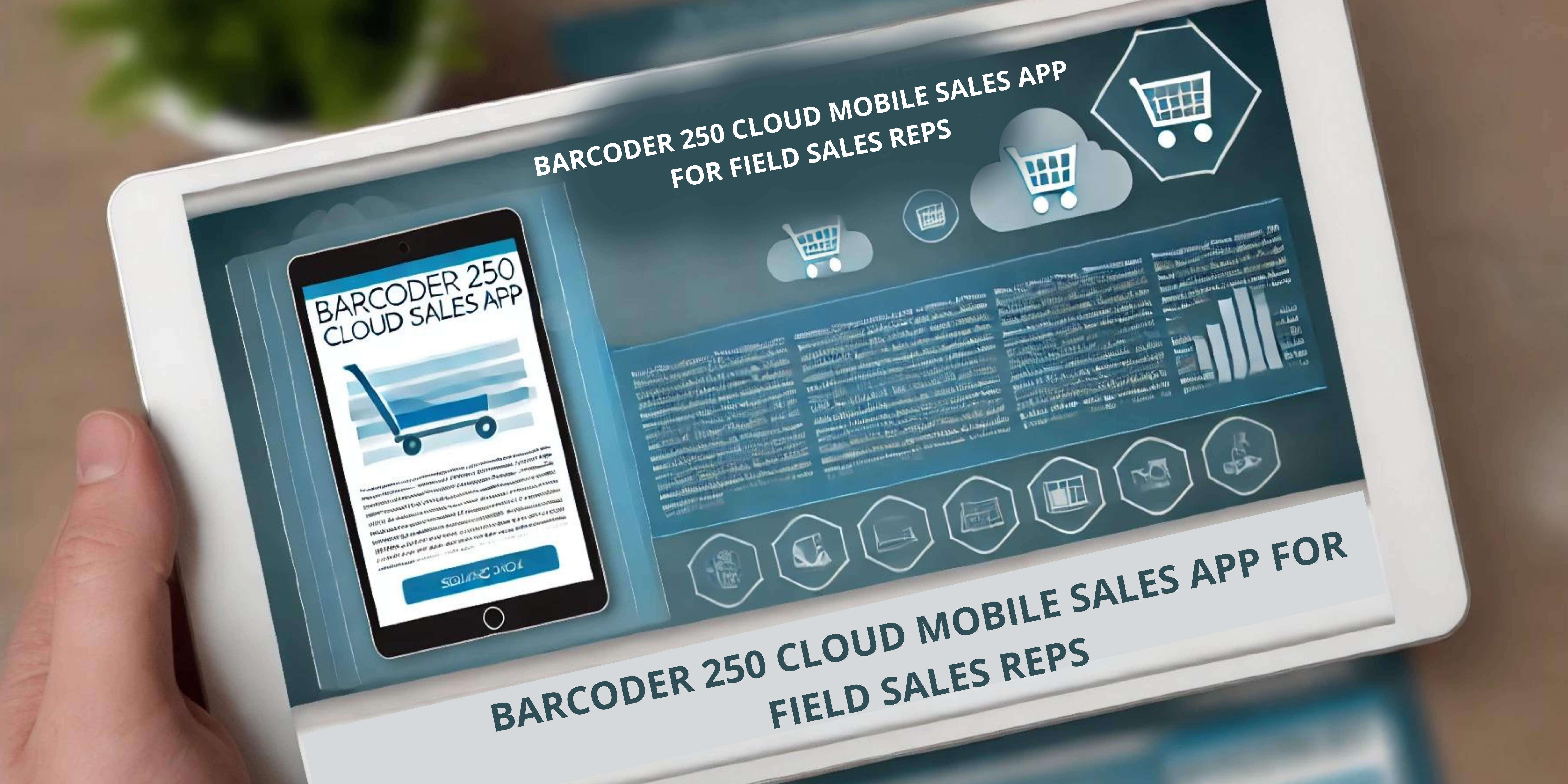 Barcoder 250 Cloud Mobile Sales App for sales reps